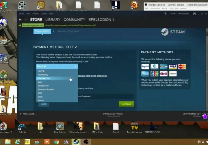 Jak szybko i bezpiecznie doładować konto Steam przez PSC - poradnik gracza