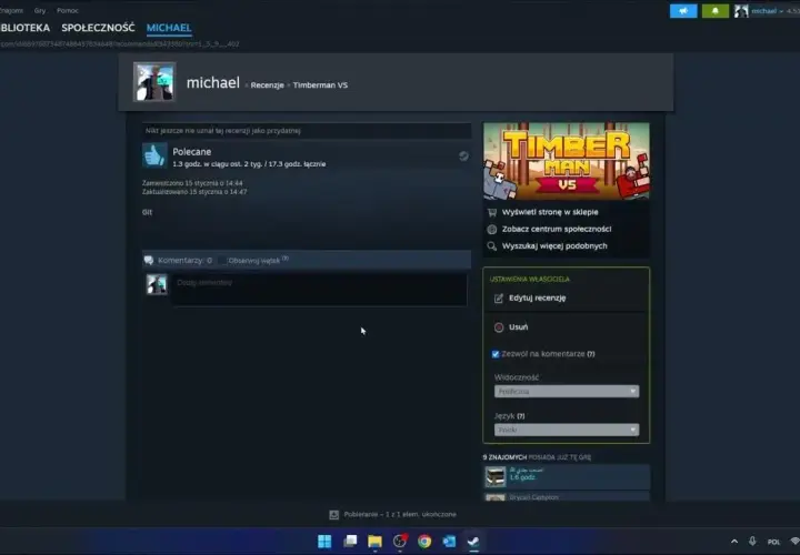 Jak napisać komentarz na Steam - prosty poradnik dla początkujących graczy