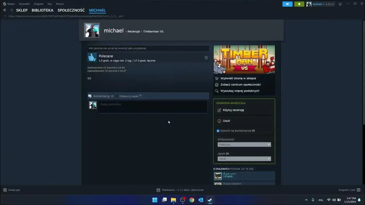 Jak napisać komentarz na Steam - prosty poradnik dla początkujących graczy