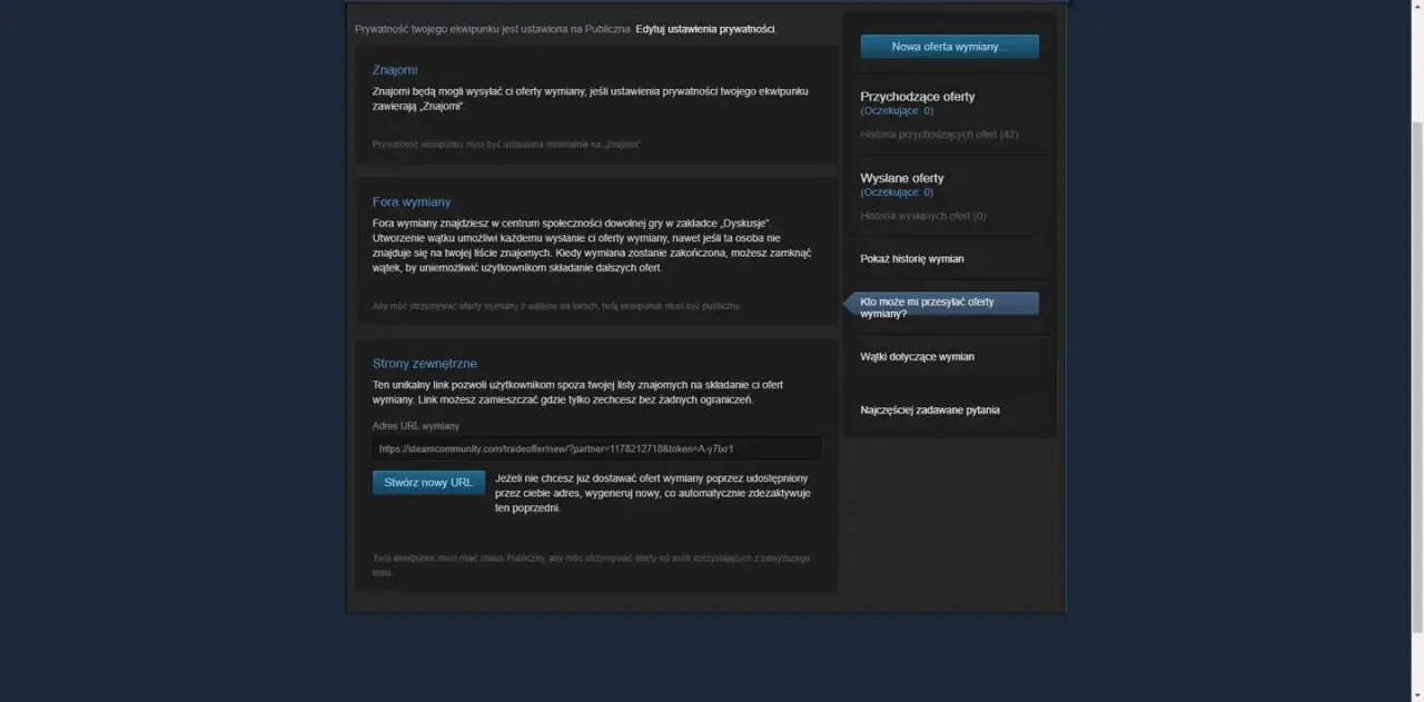Steam Trade URL - prosta instrukcja znalezienia adresu wymiany w 3 krokach