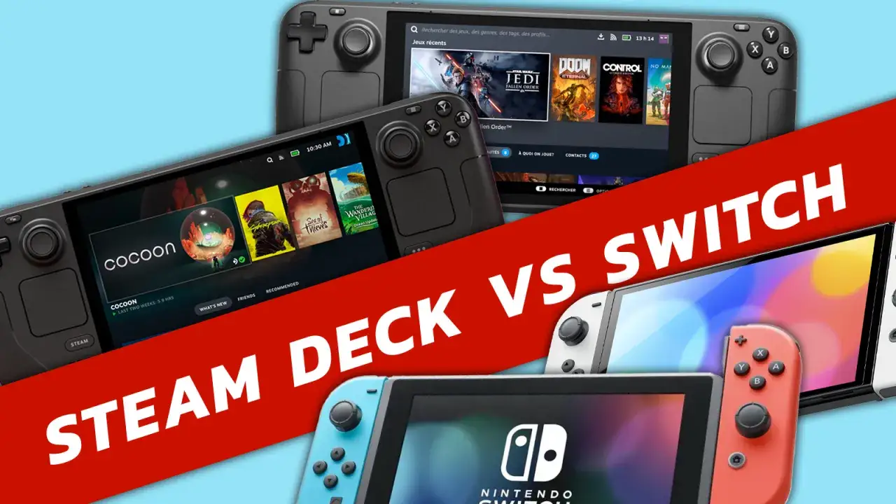 Zdjęcie Nintendo Switch czy Steam Deck: Porównanie kluczowych różnic dla gracza 2025